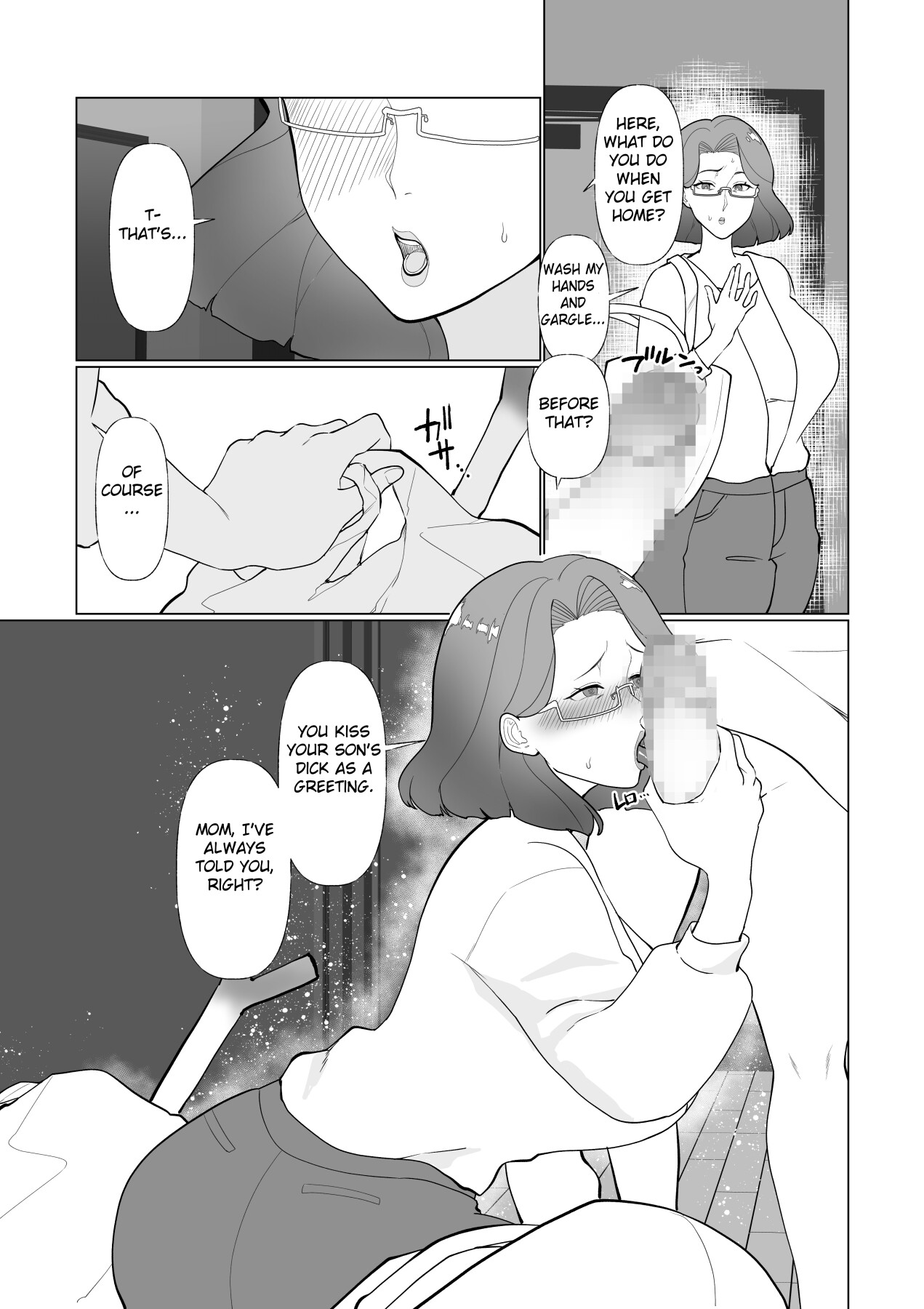 Hentai Manga Comic-Hypnotic mom and naughty son!-Read-33